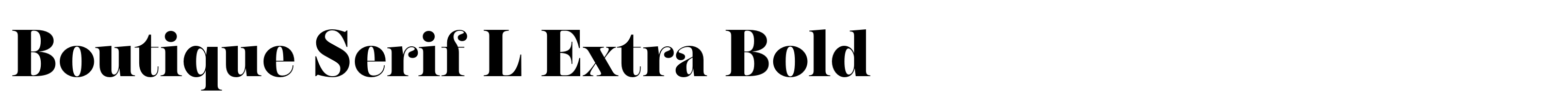 Boutique Serif L Extra Bold